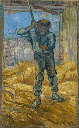 millet thresher 1853 1890 rembrandt vangoghmuseum boeren