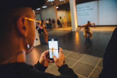 Dance performance at the Van Gogh Museum