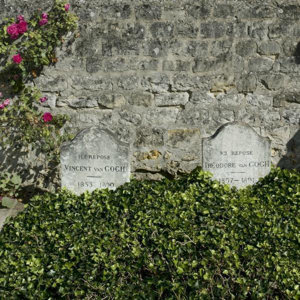 De last resting place of Vincent and Theo in Auvers-sur-Oise