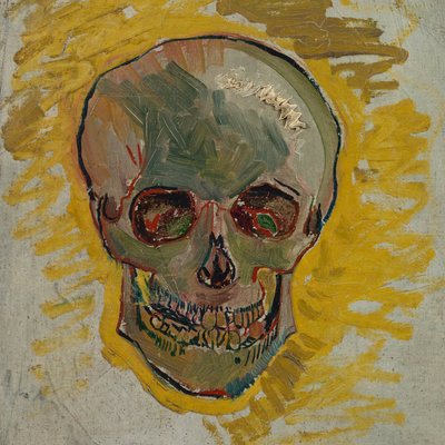 Vincent van Gogh, Schedel (detail), 1887, Van Gogh Museum Amsterdam (Vincent van Gogh Stichting)