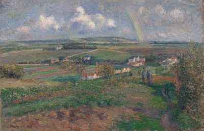Camille Pissarro, The Rainbow, Pontoise, 1877, Kröller-Müller Museum, Otterlo . Photo: Rik Klein Gotink  