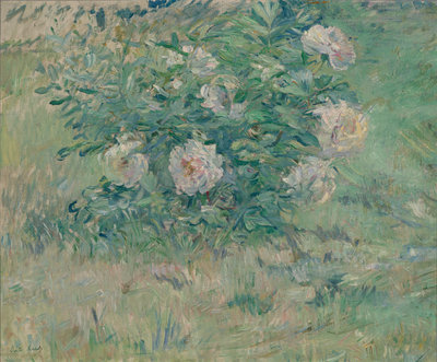 Berthe Morisot, Peonies, c. 1885–1887, Museum Boijmans Van Beuningen, Rotterdam, purchased with the support of the estate of Mrs N.C. van Riemsdijk-Borsje, the VriendenLoterij and made possible by a private donor in memory of Ger Luijten, 2023  