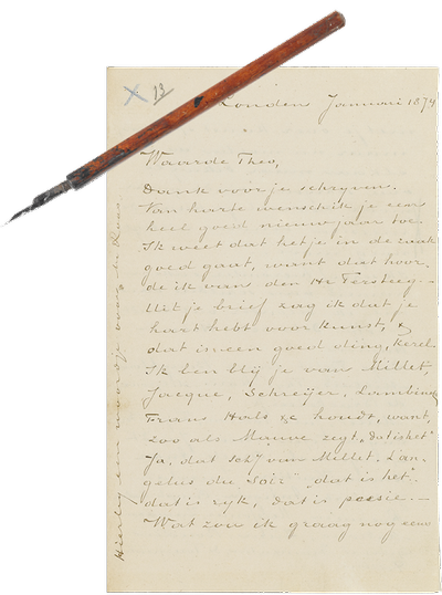 Letter to Theo, London, early January 1874
