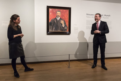 New acquisition Van Gogh Museum Edvard Munch portrait of Felix Auerbach