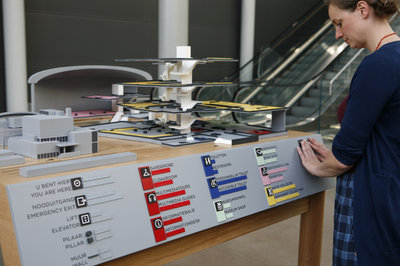 Foto van de voelmaquette