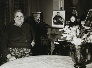 Archieffoto van Marcelle Roulin op 67-jarige leeftijd, 1955