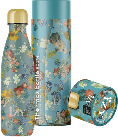 IZY thermos bottle in print 'Vincent's flowers'
