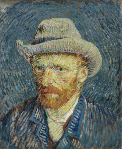 Vincent van Gogh, Self-Portrait with Grey Felt Hat, 1887, Van Gogh Museum Amsterdam (Vincent van Gogh Foundation)