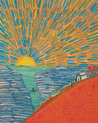 Matthew Wong, The Journey Home, 2017, Private Collection. © Matthew Wong Foundation c/o Pictoright Amsterdam 2023