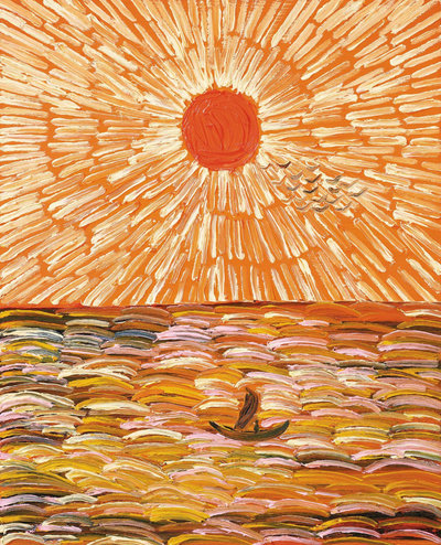 Matthew Wong, The Journey Home, 2017, Private Collection. © Matthew Wong Foundation c/o Pictoright Amsterdam 2023