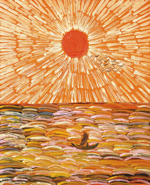 Matthew Wong, The Journey Home, 2017, Privécollectie. © Matthew Wong Foundation c/o Pictoright Amsterdam 2023