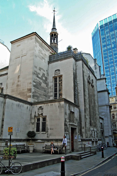 Dutch Church, Austin Friars, 19 april 2011. Duncan Harris, CC BY 2.0 [https://creativecommons.org/licenses/by/2.0]