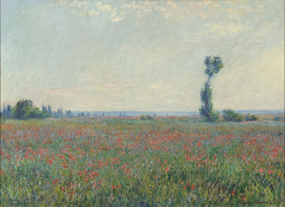 Claude Monet, Papaverveld (Champ de coquelicots), 1881, olieverf op doek, Museum Boijmans Van Beuningen, Rotterdam. Verworven met de verzameling van D.G. van Beuningen 1958