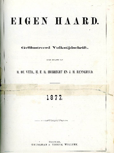 Eigen Haard, Geïllustreerd Volkstijdschrift, 1877