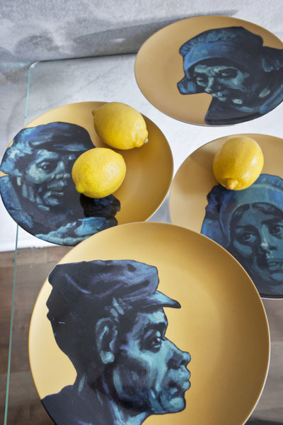 Bord van De aardappeleters, &Klevering