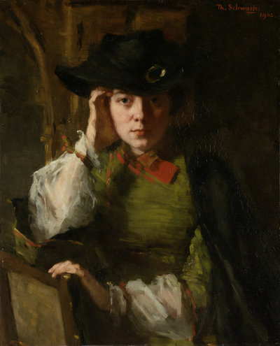 Thérèse Schwartze, 'Portret van Lizzy Ansingh', 1902. 