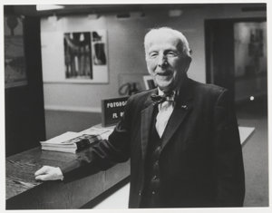 Photo of Ir. Vincent Willem van Gogh at the museum 