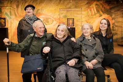 Elderly visitors in the museum. Photo: JESSY fotografie en beeldbewerking 