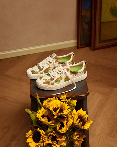 CARIUMA sneakers with Van Gogh's 'Sunflowers'