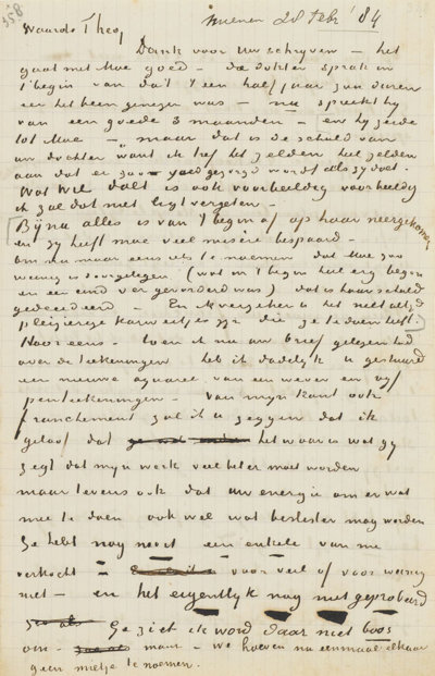 Letter to Theo, 2 March 1884