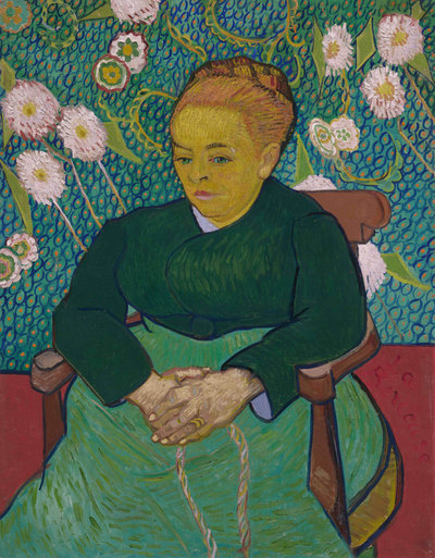 Vincent van Gogh, Lullaby: Madame Augustine Roulin Rocking a Cradle (La Berceuse), 1889, Museum of Fine Arts, Boston (Bequest of John T. Spaulding). Photo © Museum of Fine Arts, Boston