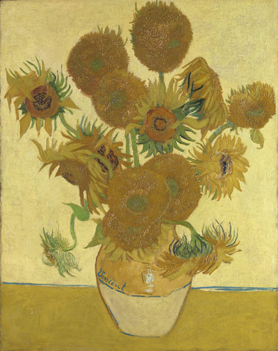 Vincent van Gogh, Zonnebloemen, 1888. Collectie: National Gallery, Londen