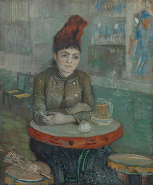 Vincent van Gogh, In het café: Agostina Segatori in Le Tambourin, 1887, Van Gogh Museum, Amsterdam (Vincent van Gogh Stichting)