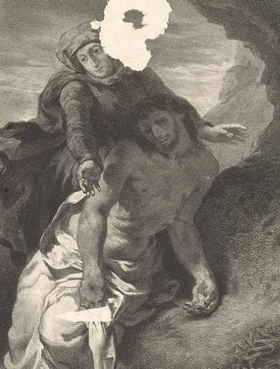 Célestin François Nanteuil, Pietà (after Delacroix), 1848–52
