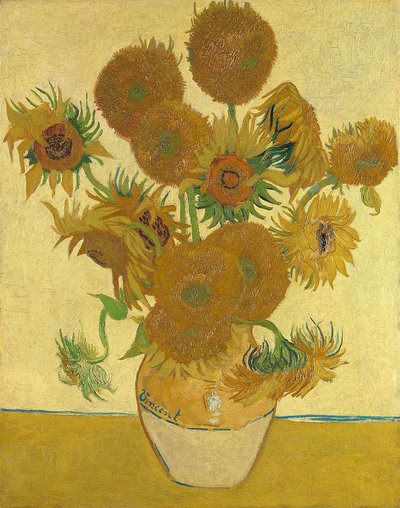 Vincent van Gogh, Zonnebloemen, 1888, National Gallery, Londen