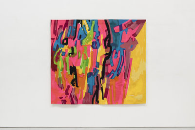 Etel Adnan, Autumn Forest (Forêt automnale), 2015, © The Estate of Etel Adnan - Courtesy Galerie Lelong & Co.