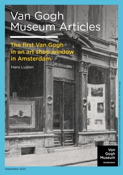 Omslag Van Gogh Museum Articles, september 2024