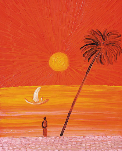 Matthew Wong, The Journey Home, 2017, Private Collection. © Matthew Wong Foundation c/o Pictoright Amsterdam 2023