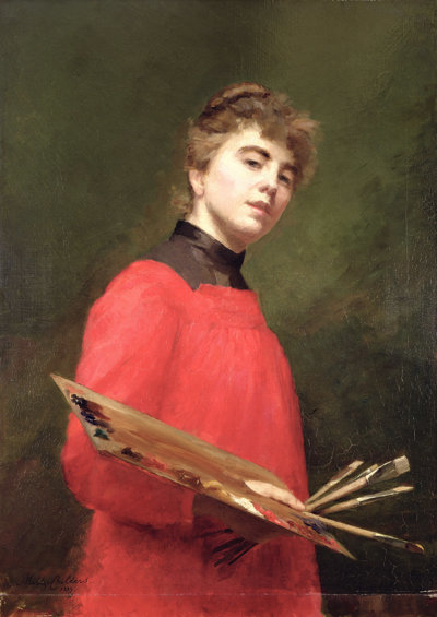 Emily (Milly) Childers, 'Zelfportret', 1889. 