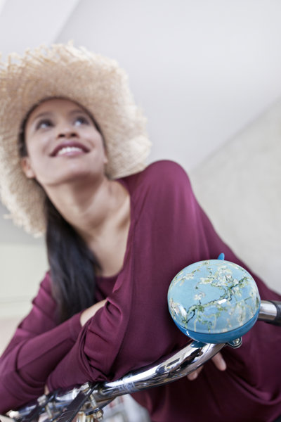 Bicycle Bell with Van Gogh's Almond Blossom