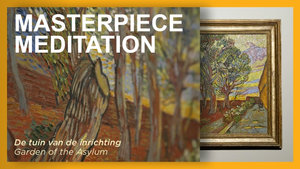 YouTube thumbnail Meditation video Garden of the Asylum
