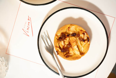 Appeltaart in bistro Vincent in het Van Gogh Museum