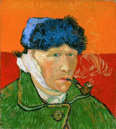 Vincent van Gogh, ‘Self-Portrait with Bandaged Ear and Pipe’, 1889. Private collection.
