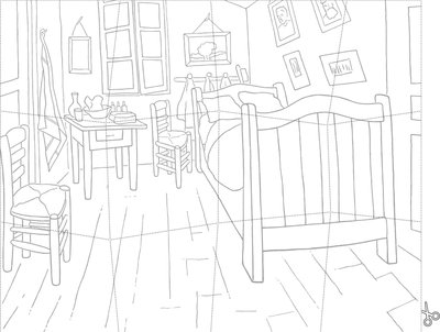 Kleurpuzzel Slaapkamer