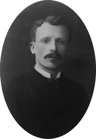 Foto van Theo van Gogh, de broer van Vincent, ca 1888-1889
