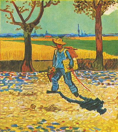 Lost during World War II: Vincent van Gogh, The Painter on the Road to Tarascon, 1888.