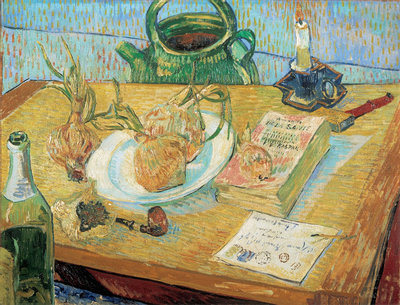 Vincent van Gogh, Still Life with a Plate of Onions, 1889, Kröller-Müller Museum, Otterlo