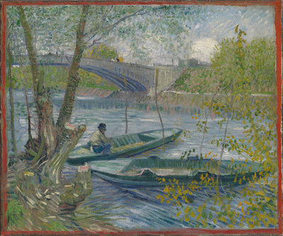 Vincent van Gogh, Vissen in de lente, de Pont de Clichy (Asnières), 1887, The Art Institute of Chicago. Schenking van Charles Deering McCormick, Brooks McCormick, en de erven Roger McCormick