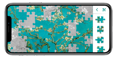 Impression of the puzzle game Masterpieces by Borderleap x Van Gogh Museum 