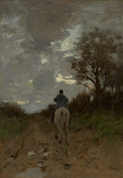 Anton Mauve, Homeward Bound, 1881