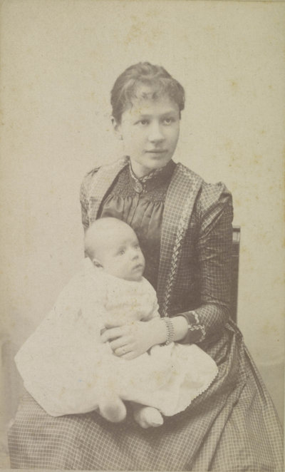 Jo Bonger and her baby son Vincent, who later founded the Van Gogh Museum