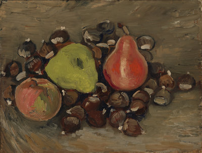 Vincent van Gogh, 'Stilleven met fruit en kastanjes', 1886, Fine Arts Museums of San Francisco