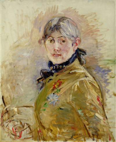 Berthe Morisot, 'Zelfportret', 1885.