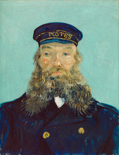 Vincent van Gogh, Postman Joseph Roulin, 1888, Detroit Institute of Arts