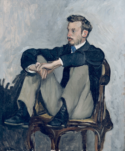 Frédéric Bazille, 'Pierre-Auguste Renoir', 1867. 