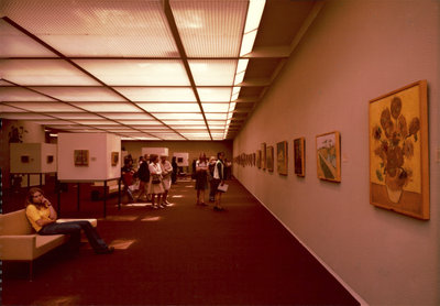 Interior of the Van Gogh Museum, 1973. Photo: Jan en Fridtjof Versnel 